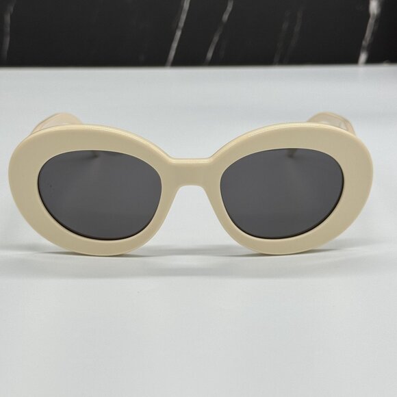 NEW CELINE CL40312U 25A ROUND IVORY WOMEN SUNGLASSES CELINE - Picture 5 of 10